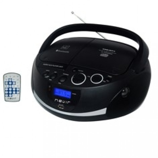 RADIO CD MP3 PORTATIL NEVIR NVR - 480UB Radio -  radio despertador