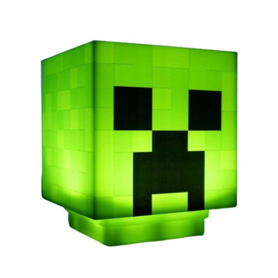 LAMPARA PALADONE MINECRAFT CREEPER VERDE Lampara merchandising