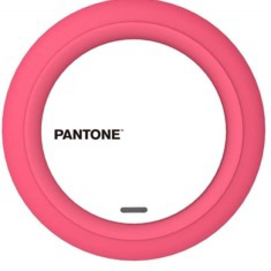 CARGADOR UNIVERSAL PANTONE INALAMBRICO ROSA Cargadores para móviles