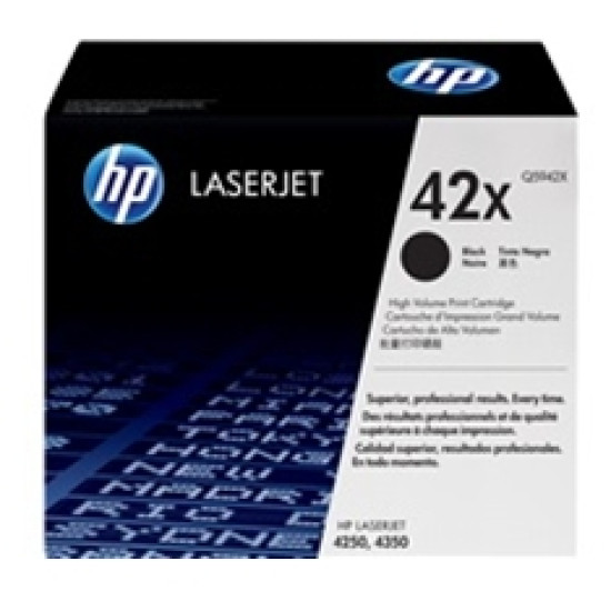 TONER HP 42X Q5942X NEGRO LJ4250 Consumibles impresión láser