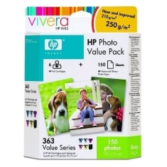 MULTIPACK HP Q7966EE Nº363 PS8250 3210 Consumibles impresión de tinta