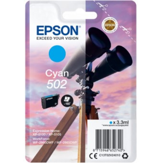 CARTUCHO TINTA EPSON T02V240 502 CIAN Consumibles impresión de tinta