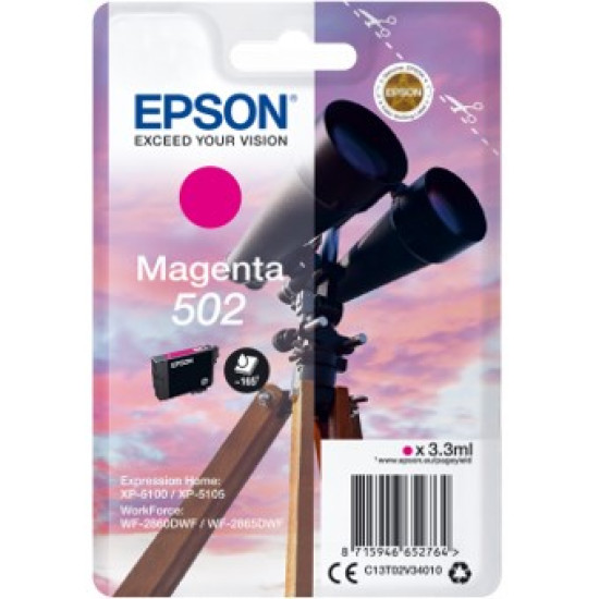 CARTUCHO TINTA EPSON T02V340 502 MAGENTA Consumibles impresión de tinta