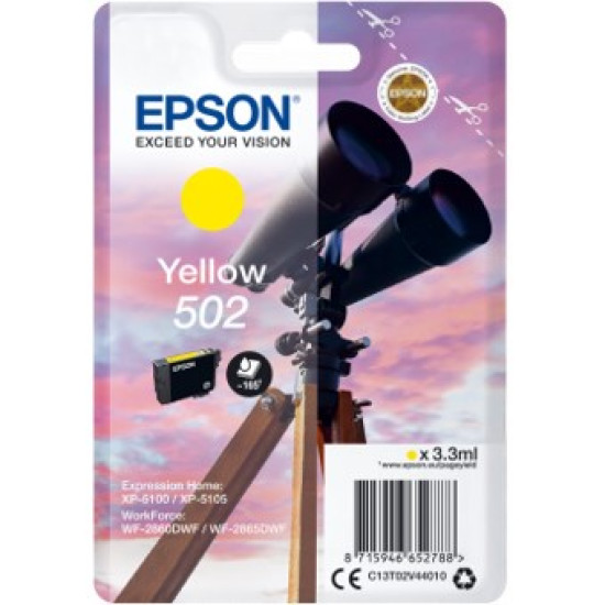 CARTUCHO TINTA EPSON T02V440 502 AMARILLO Consumibles impresión de tinta