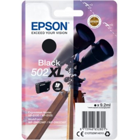 CARTUCHO TINTA EPSON T02W140 502XL NEGRO Consumibles impresión de tinta