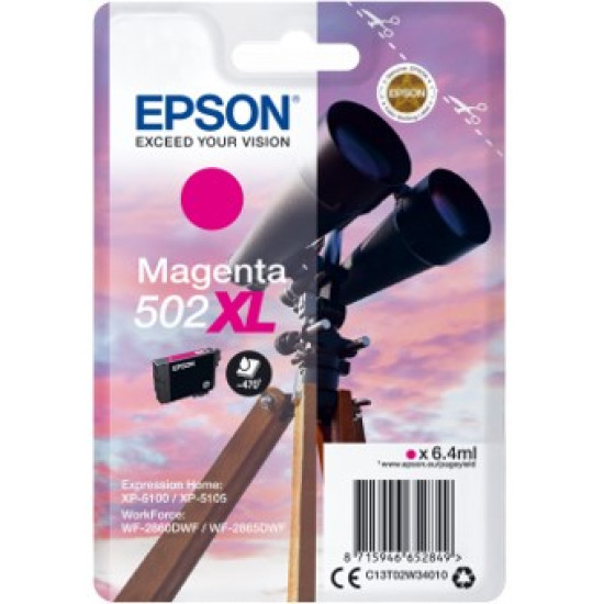 CARTUCHO TINTA EPSON T02W340 502XL MAGENTA Consumibles impresión de tinta