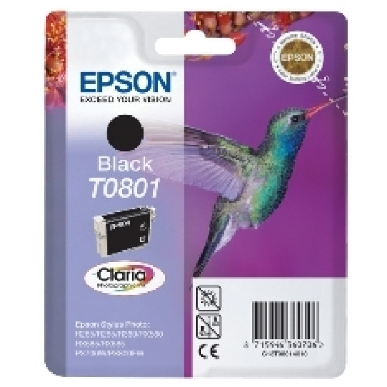 CARTUCHO TINTA EPSON T0801 NEGRO 7.4ML Consumibles impresión de tinta