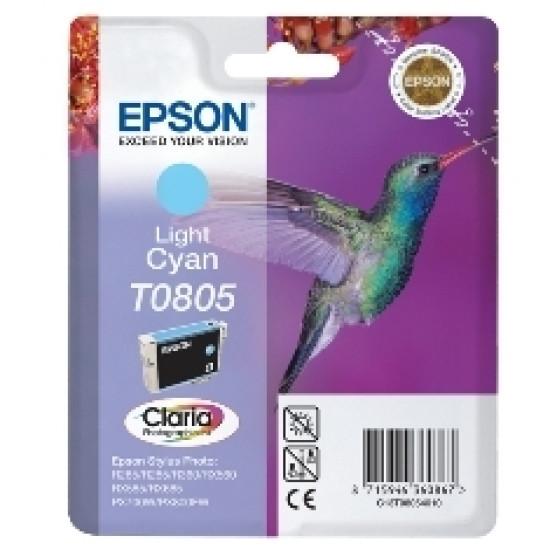 CARTUCHO TINTA EPSON T0805 CIAN CLARO Consumibles impresión de tinta