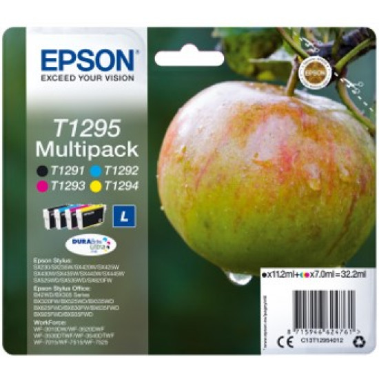 MULTIPACK TINTA EPSON C13T12954012 NEGRO CIAN Consumibles impresión de tinta