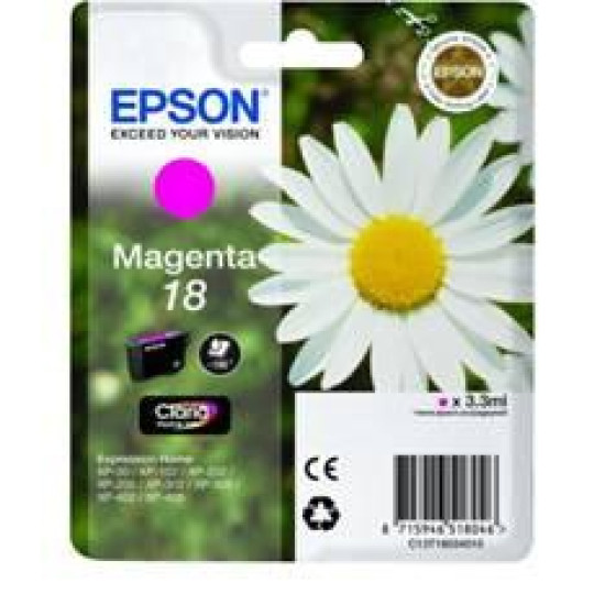 CARTUCHO TINTA EPSON T180340 MAGENTA XP - 102 Consumibles impresión de tinta