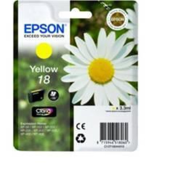 CARTUCHO TINTA EPSON T180440 AMARILLO XP - 102 Consumibles impresión de tinta