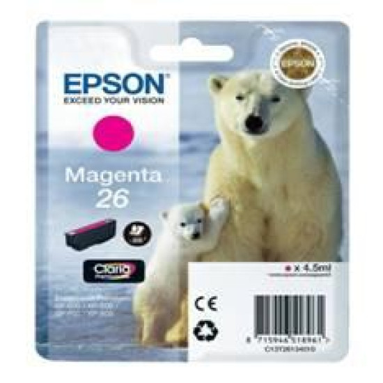 CARTUCHO TINTA EPSON T261340 MAGENTA PHOTO Consumibles impresión de tinta