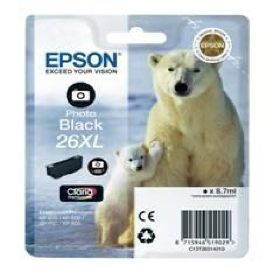 CARTUCHO TINTA EPSON T263140 PHOTO NEGRO Consumibles impresión de tinta