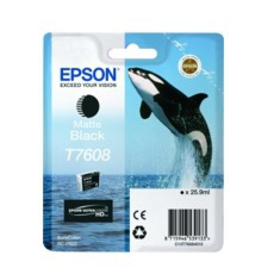 CARTUCHO TINTA EPSON T760840 NEGRO MATE Consumibles impresión de tinta