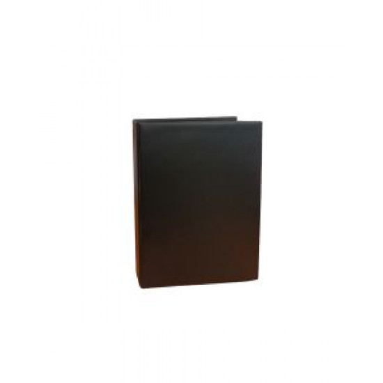 PORTABLOC IBERPLAS 4 ANILLAS 25MM MIXTAS PVC FOLIO NEGRO