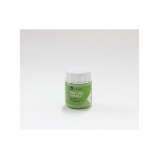 PINTURA TELA LA PAJARITA 25ML VERDE PRIMAVERA CAJA 6UD